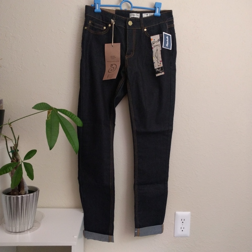New indigo Rein dark wash skinny jeans